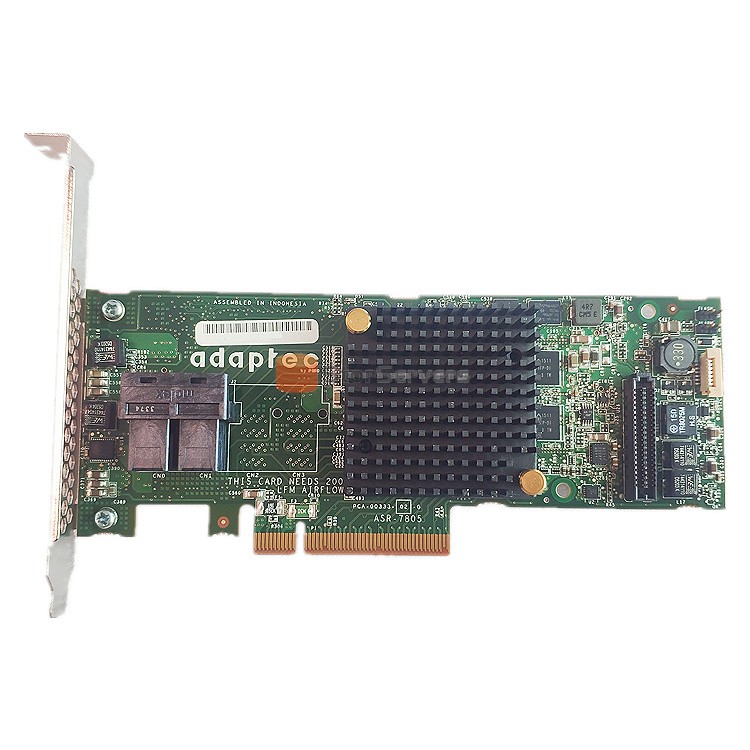 Adaptec RAID 7805 ASR7805 6Gbps SAS/SATA MD2 – Cấu hình thấp dành cho máy chủ